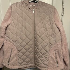 Maurices Light Pink Quilted Puffer Jacket